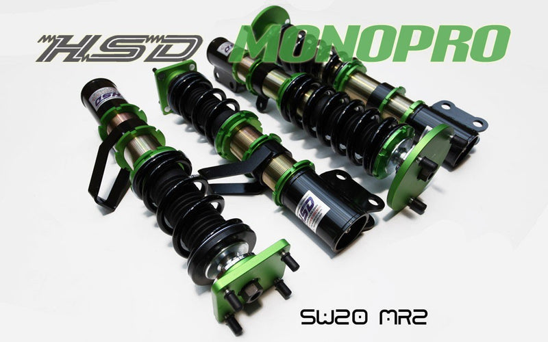 HSD Monopro Adjustable Coilovers for Toyota MR2 MK2 SW20