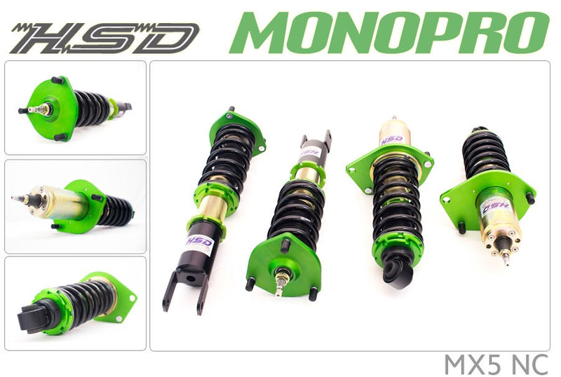 HSD Monopro Adjustable Coilovers for Mazda MX5